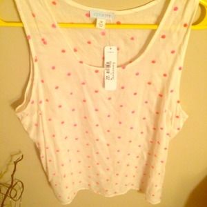 Polka dot new Francesca's shirt