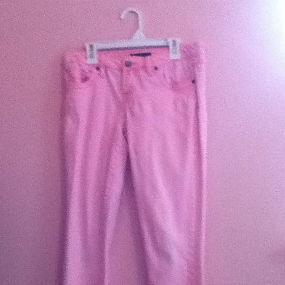 Bright Pink Skinny Jeans
