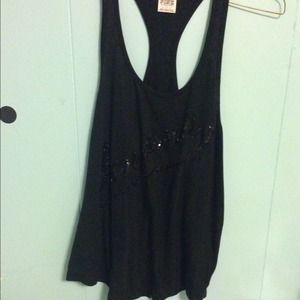 VS pink racer back tank top. NWOT