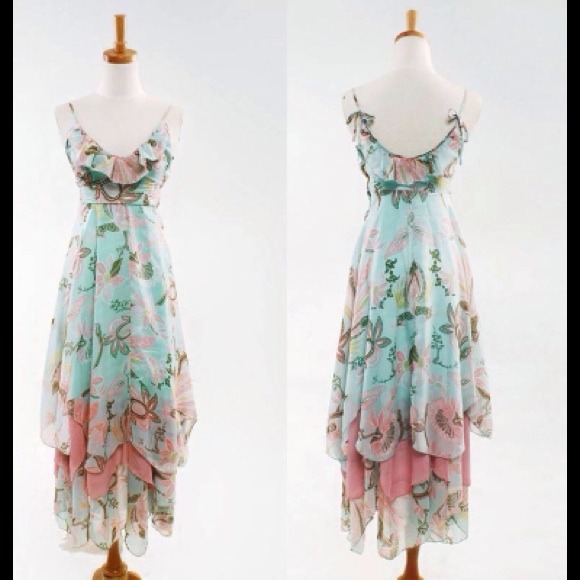 ๐HP "Essential Style" 6/22๐ Blue Maxi Dress - Picture 2 of 4