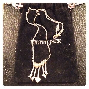 Judith Jack silver marquisite necklace