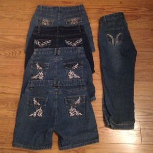 Denim shorts and capris bundle