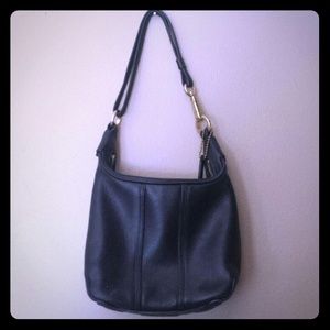 Coach Black Leather Soho Demi Bag