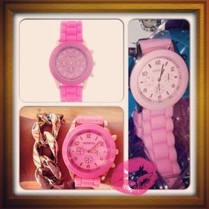 Pink watch