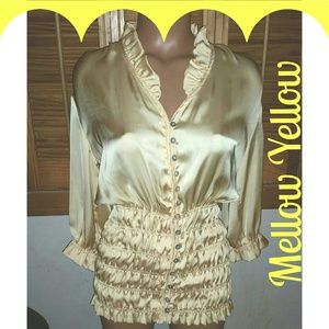 SOLD! Vintage Style Yellow long sleeve top