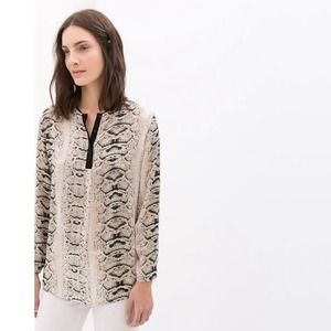 New Animal Print Blouse