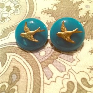 Bird Stud Earrings
