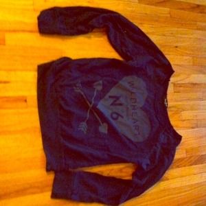 Graphic tee sweater