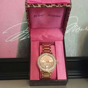 Rose Gold Betsy Johnson Watch