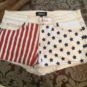 Forever 21 American Flag Shorts