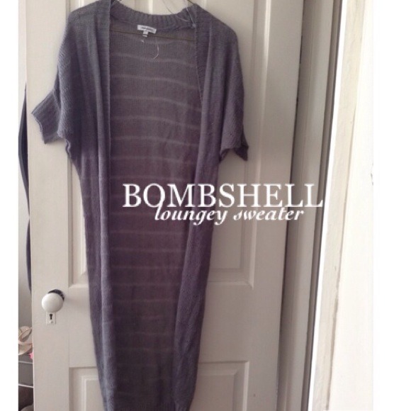 VS style Open knit cardigan