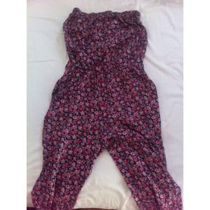 Floral jumpsuit romper