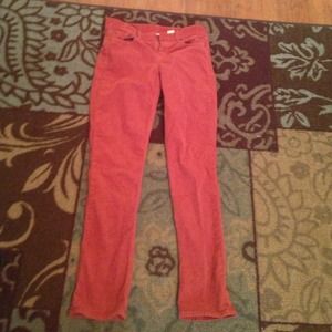 Jc.crew corduroy pants dark orange