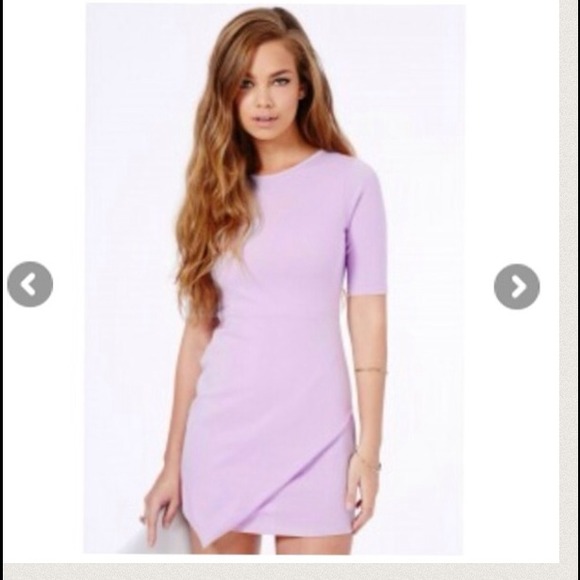 💢💢💢reserved💢💢💢Lilac Asymmetrical Dress