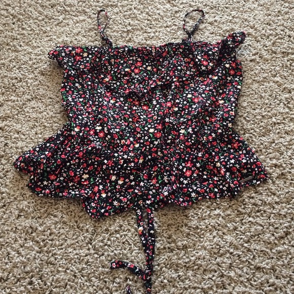 Floral crop top