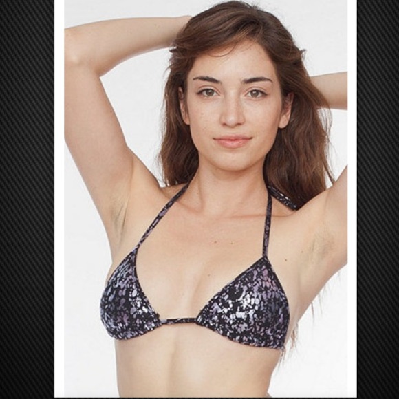 American Apparel triangle bikini top