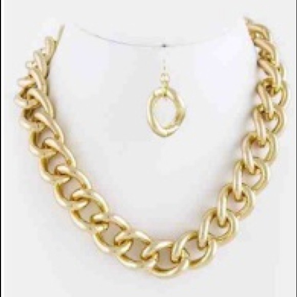 Simple Metal Chain Necklace