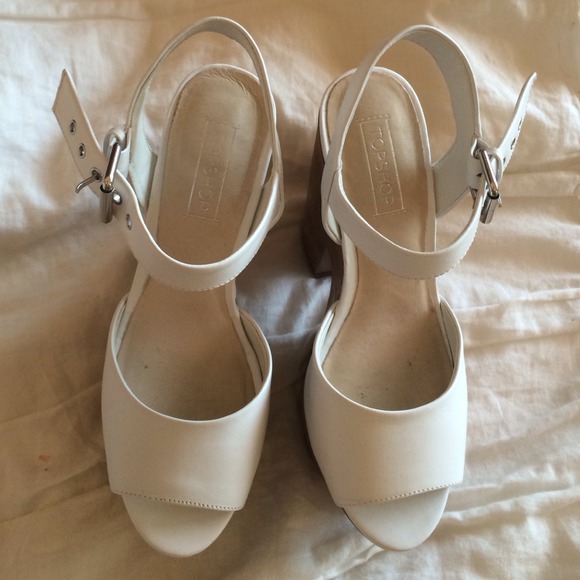 👽White topshop platforms