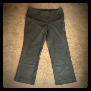 Express Capris charcoal grey