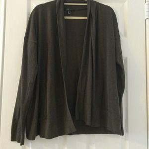 Dark olive cardigan