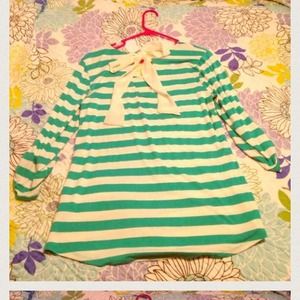 Stripped Bow Tie Back