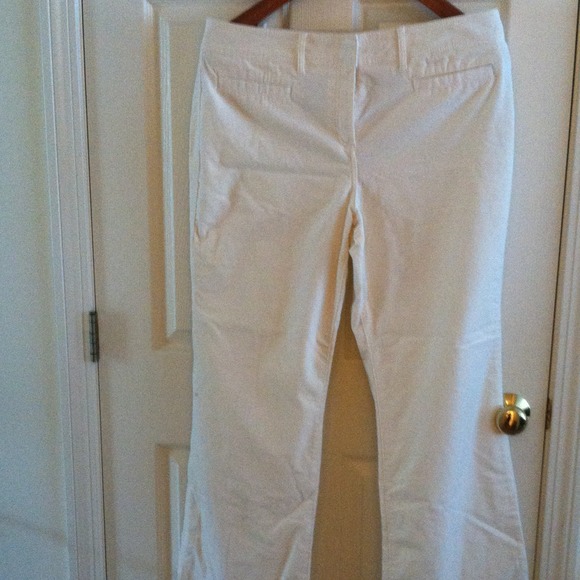 White corduroys