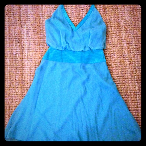 Laundry by Shelli Segal dress in teal