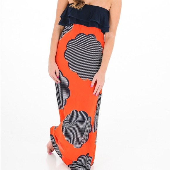 Judith March strapless dress