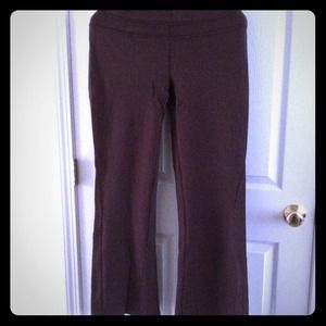 Brown yoga pants