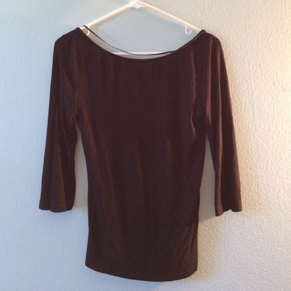 Zara Scoop Back Shirt