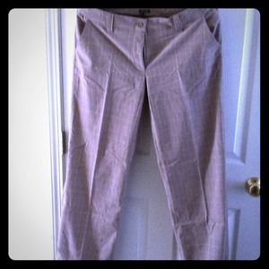 Springtime plaid dress pants.