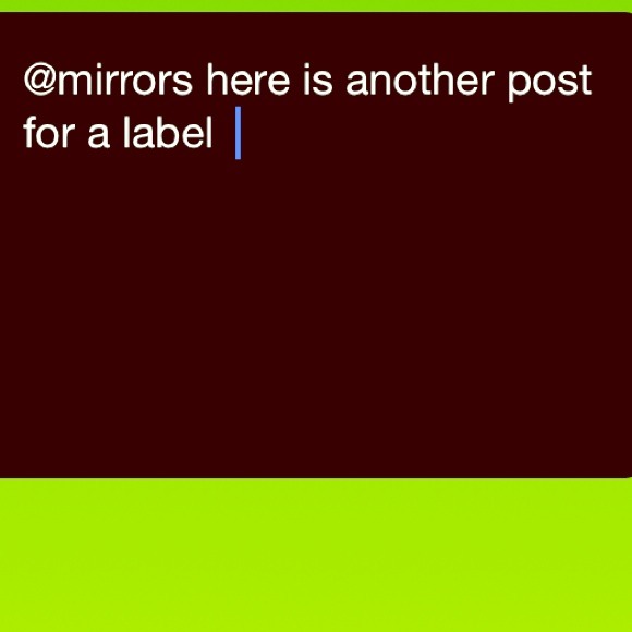 @mirrors here for another label