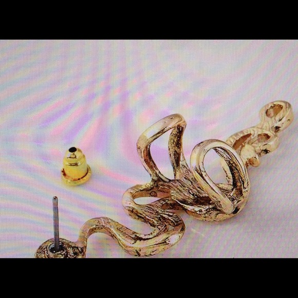 Vintage Silver Plate Rare Earring cluff - Picture 2 of 3