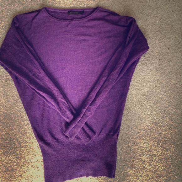 Purple long sleeve sweater