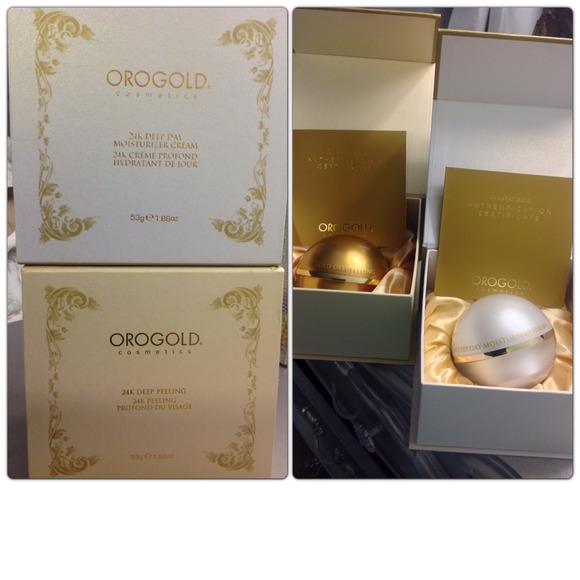 OROGOLD 24k deep moisturizer/peel and body cream