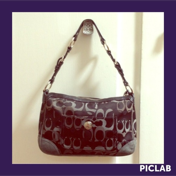 Coach Handbags - ⚡️FLASH SALE⚡️Coach with Optic C, AUTHENTIC ($65)