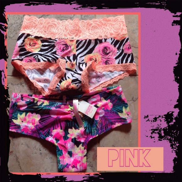PINK Victoria's Secret Accessories - VS PINK PANTIES BUNDLE (2)