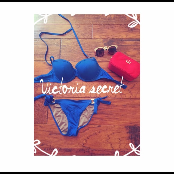 👙NWOT FOREVER SEXY ROYAL BLUE VS SWIMSUIT SET ☀️