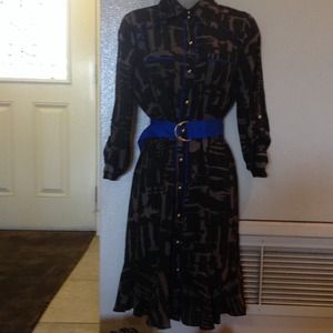 Camouflage Printed Dress