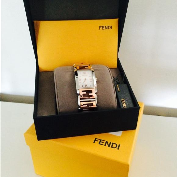 Fendi 2 tone watch - rose gold and silver - Picture 2 of 3