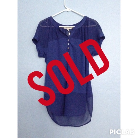 SOLD Cobalt blue tunic
