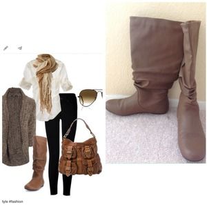 Cute Slouchy Boots