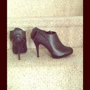 Dollhouse leather booties