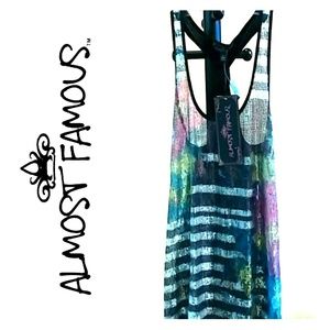 Almost Famous Multicolored Sequin Tank Top