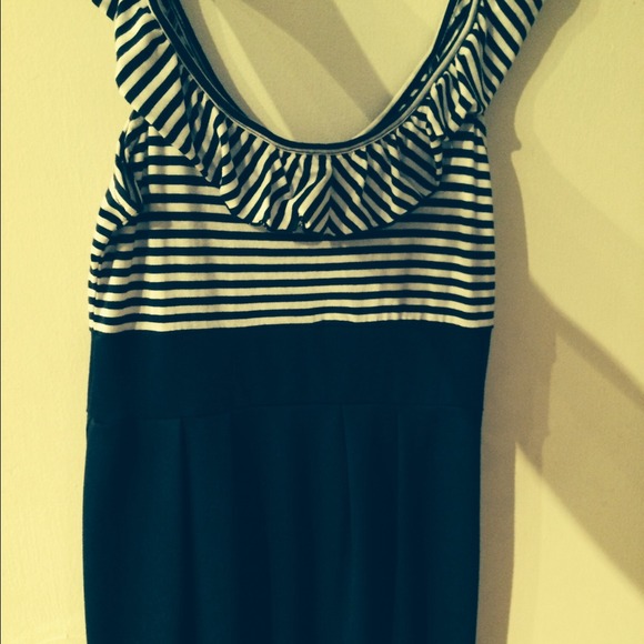 Summer dress ruffled straps