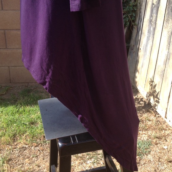 Hi/Low long sleeve knit dress - Picture 4 of 5