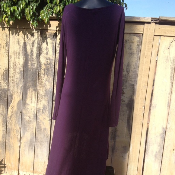 Hi/Low long sleeve knit dress - Picture 5 of 5