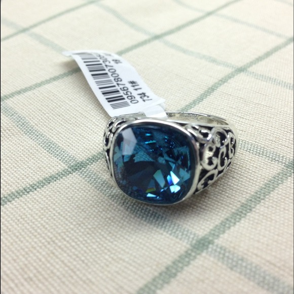 Jewelry - Stunning Blue Lace Statement Ring