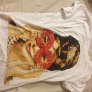 Aubrey Hepburn donut Tshirt