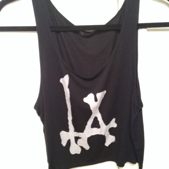 👽traded👽 Brandy melville LA crop tank
